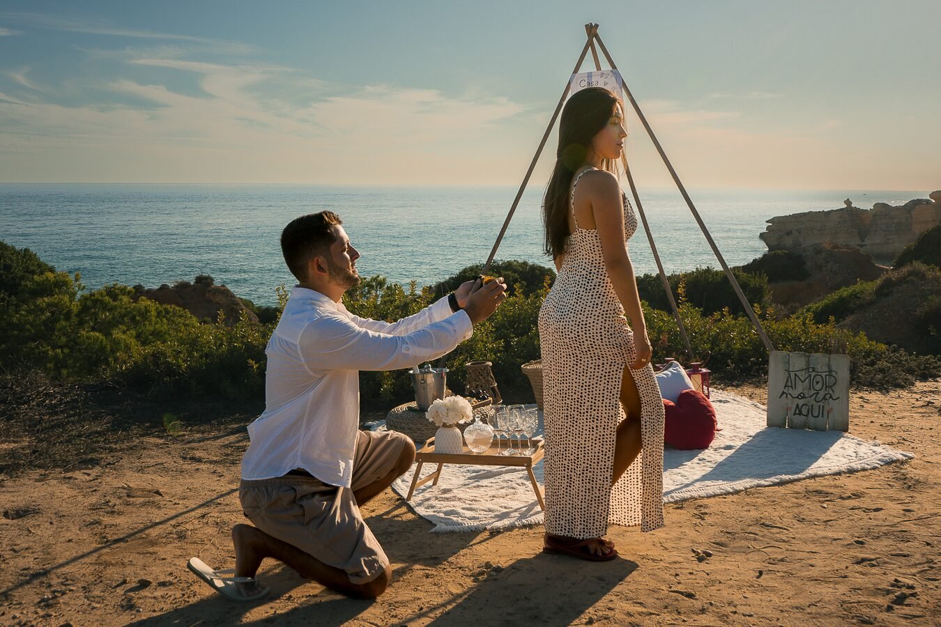 Ensaio de casal no Algarve